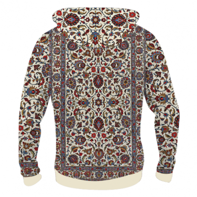 Чоловіча 3D худі Килим з квітковим візерунком 2