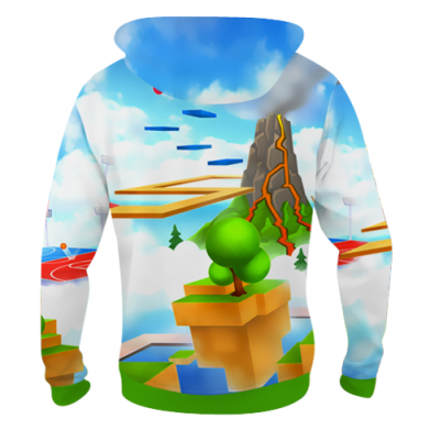 Мужская 3D худи Roblox backraund game mapa 2