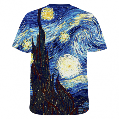 Мужская 3D футболка Night 2