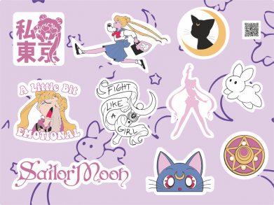 Сейлор Мун Стікерпак