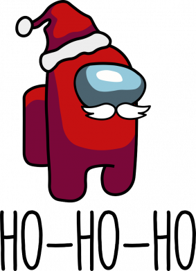 Принт Футболка оверсайз FATLINE Santa Claus Among Us, Фото № 2 - FATLINE