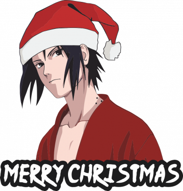 Чехол из раздела Саске Учиха Sasuke Merry Christmas для Xiaomi Redmi Note 9 4G 2