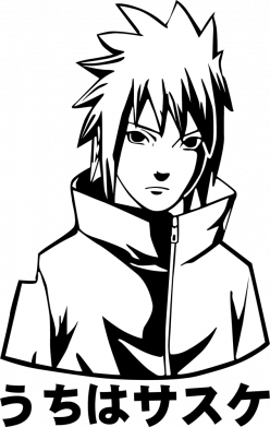 Чехол из раздела Саске Учиха Uchiha Sasuke Black And White Art для Xiaomi Redmi Note 9 4G 2