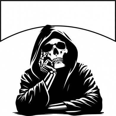 Бутылка металлическая Aurum Смерть Подождет! 2