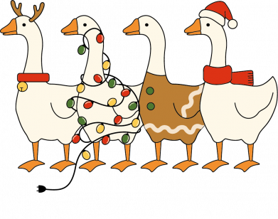 Повербанк 9000 mAh Unic Гуси – Праздник приближается! 2