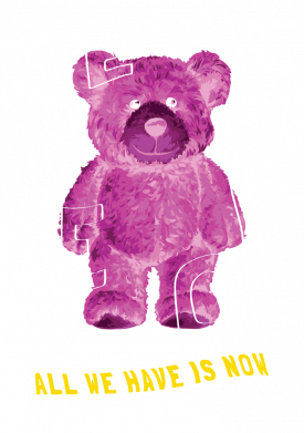 Чехол из раздела Abstract world Розовый медведь для Xiaomi Redmi 10c 2