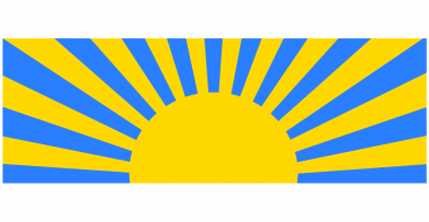 Женская футболка солнце украины восходит на донбассе 2
