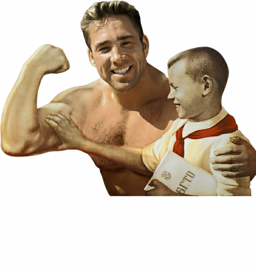 Принт Шеврон щит Gachimuchi Тренуйся!, Фото № 2 - FATLINE