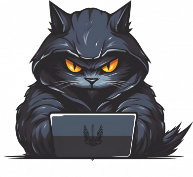 Фляга Arm киберкотик хакер 2