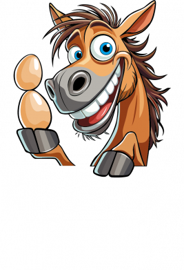 Принт Футболка спортивная унисекс Конь с яйцами, Фото № 2 - FATLINE