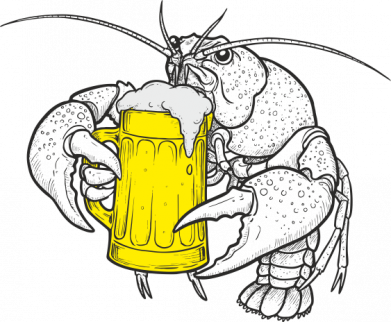 Кружка 320ml Рак і кружка пива 2