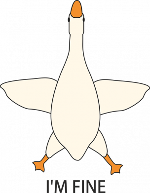 Чехол из раздела magic_forest Гусь - я в порядке! для Apple iPhone 13 mini 2