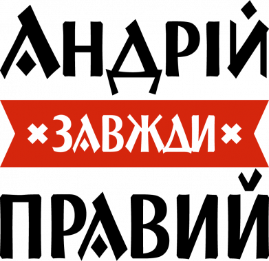Кружка 320ml Андрей всегда прав 2