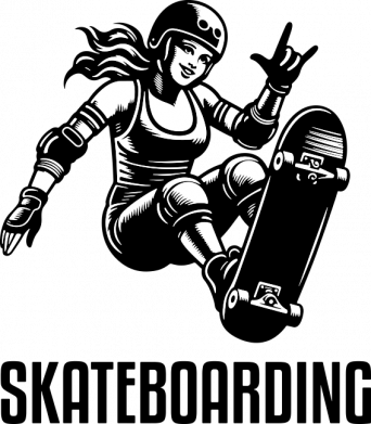 Термокружка негерметична Davos Дівчина на скейтборді 2