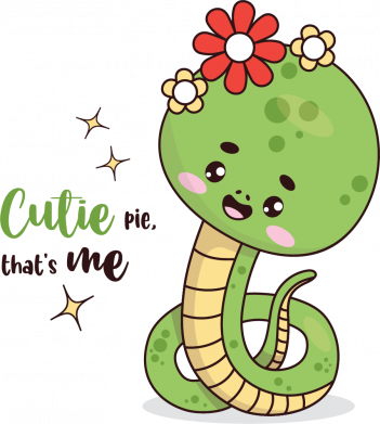 Милая змея девочка