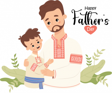 Мягка игрушка Медвежонок День отца. Украинец папа с сыном 2