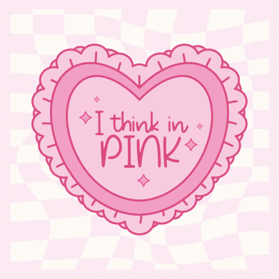 Серце I think in pink