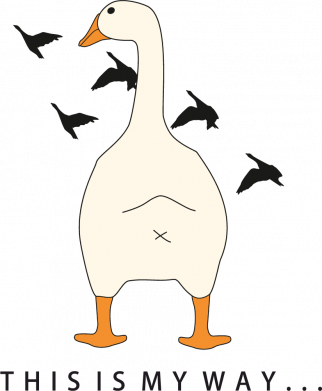 Принт Чехол для Realme 8/8Pro Гусь - this is my way!, Фото № 2 - FATLINE