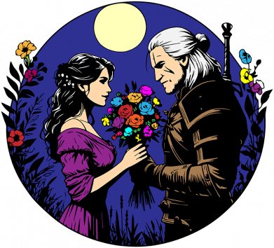 Панама Ведьмак Геральт и Йеннифер 2