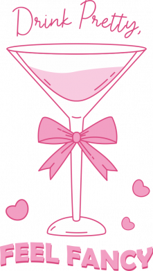 Кружка 320ml Drink Pretty, Feel Fancy розовый бокал 2