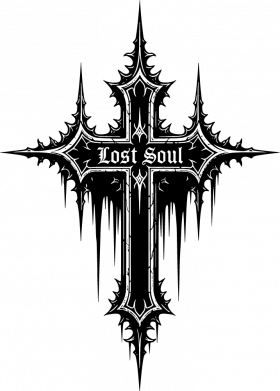 Чехол из раздела Авторские принты Готический крест Lost Soul для Apple iPhone 14 Pro 2