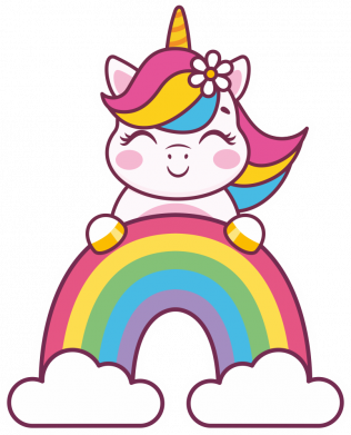 Єдиноріг та веселка