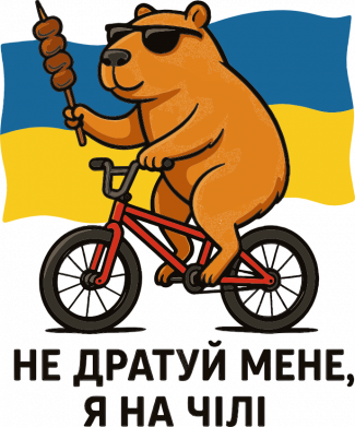 Футболка оверсайз FATLINE Капібара на чілі 2