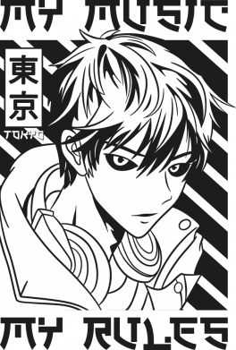 Принт Чоловіча футболка Stedman аніме_бой, Фото № 2 - FATLINE