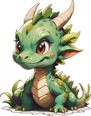 Повербанк 9000 mAh Unic Зелений дракон символ 2024 року за китайським гороскопом. 2