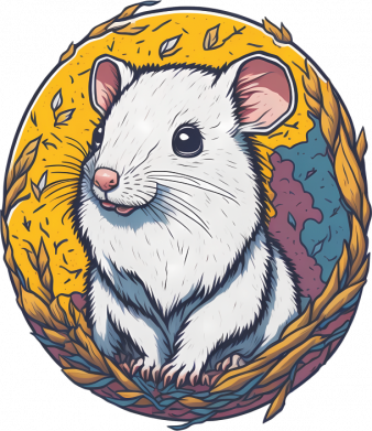 Чехол из раздела Мышь Белая крыса для Oppo A55 4G 2