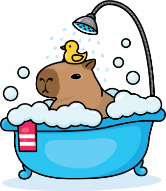 Чехол из раздела Авторские принты Капибара принимает ванну. для Xiaomi Redmi Note 11 2