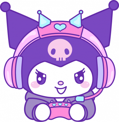 Дитяча футболка Kuromi Cute Gamer 2