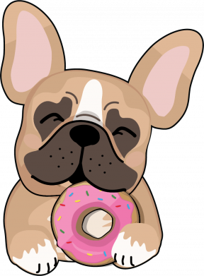 Термобутылка Viano Французский бульдог с пончиком 2