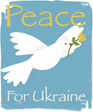 Кружка 320ml Peace for Ukraine 2