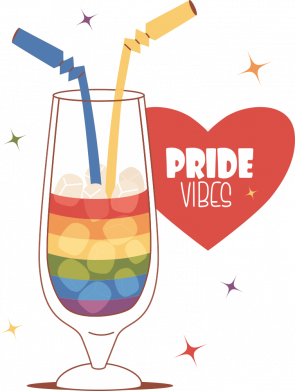 Pride vibes. Веселковий коктейль