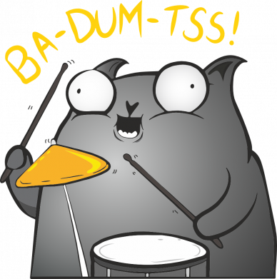 Дитяча футболка Cat BA-DUM-TSS! 2