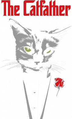 Футболка оверсайз FATLINE The Cat Father 2