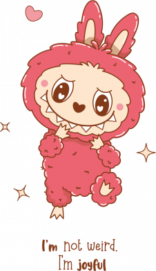 Принт Чехол для Samsung A24 4G Розовый монстр игрушка Лабубу, Фото № 2 - FATLINE