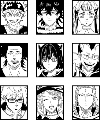 Худі унісекс Black Clover команда 2