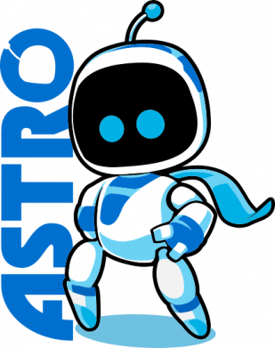 Принт Худі на блискавці унісекс Astro Bot character, Фото № 2 - FATLINE