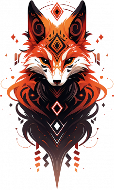 Термобутылка Viano Этно лиса 2