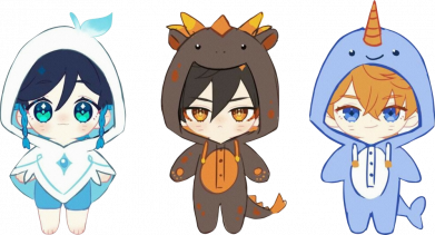 Женские трусы Чжун, Венти и Тортик 2