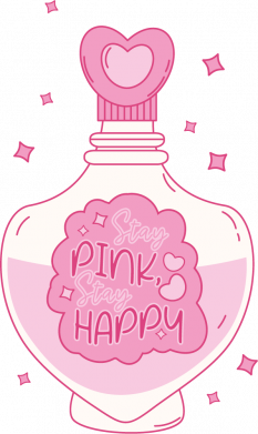 Кружка 320ml Stay Pink, Stay Happy 2