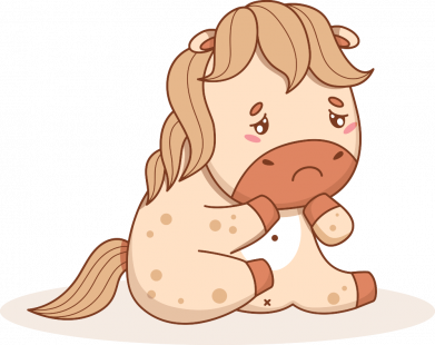 Термобутылка Viano Грустная маленькая лошадка 2