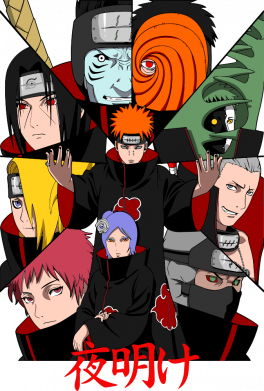 Женская футболка Akatsuki crew 2