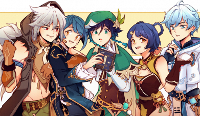 Женские трусы Genshin crew 2