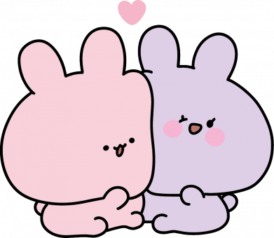 Повербанк 9000 mAh Unic Милые зайцы обнимаются 2