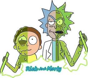 Чохол з розділу Авторські принти Toxic Duo (Токсичні Рік і Морті) для Xiaomi Redmi Note 9 5G/Redmi Note 9T 2