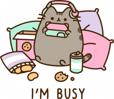 Принт Чохол для Samsung A33 5G Pusheen I'm Busy, Фото № 2 - FATLINE