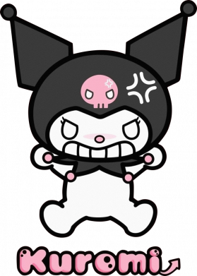 Футболка оверсайз FATLINE Angry Kuromi 2